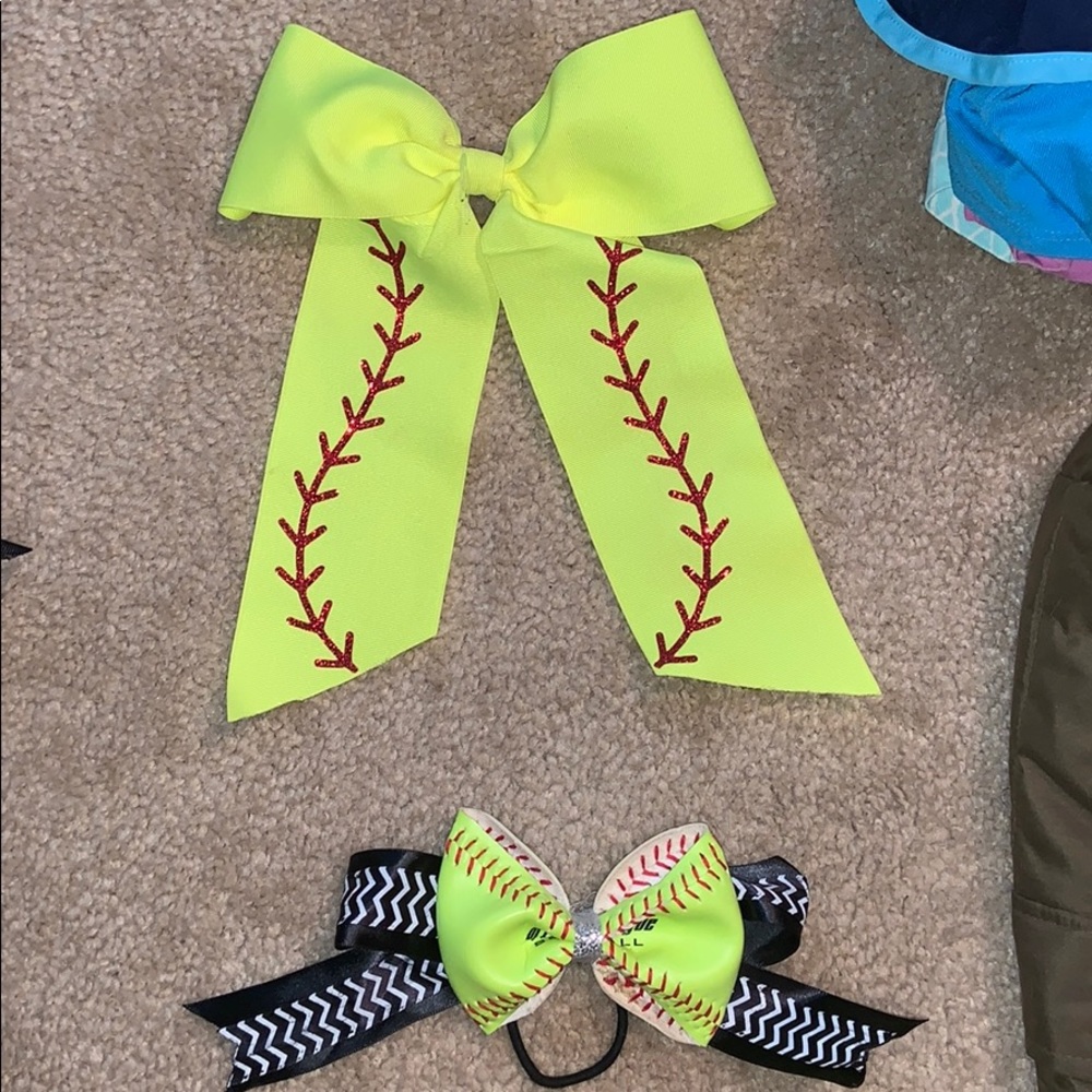 Softball Bows!!!